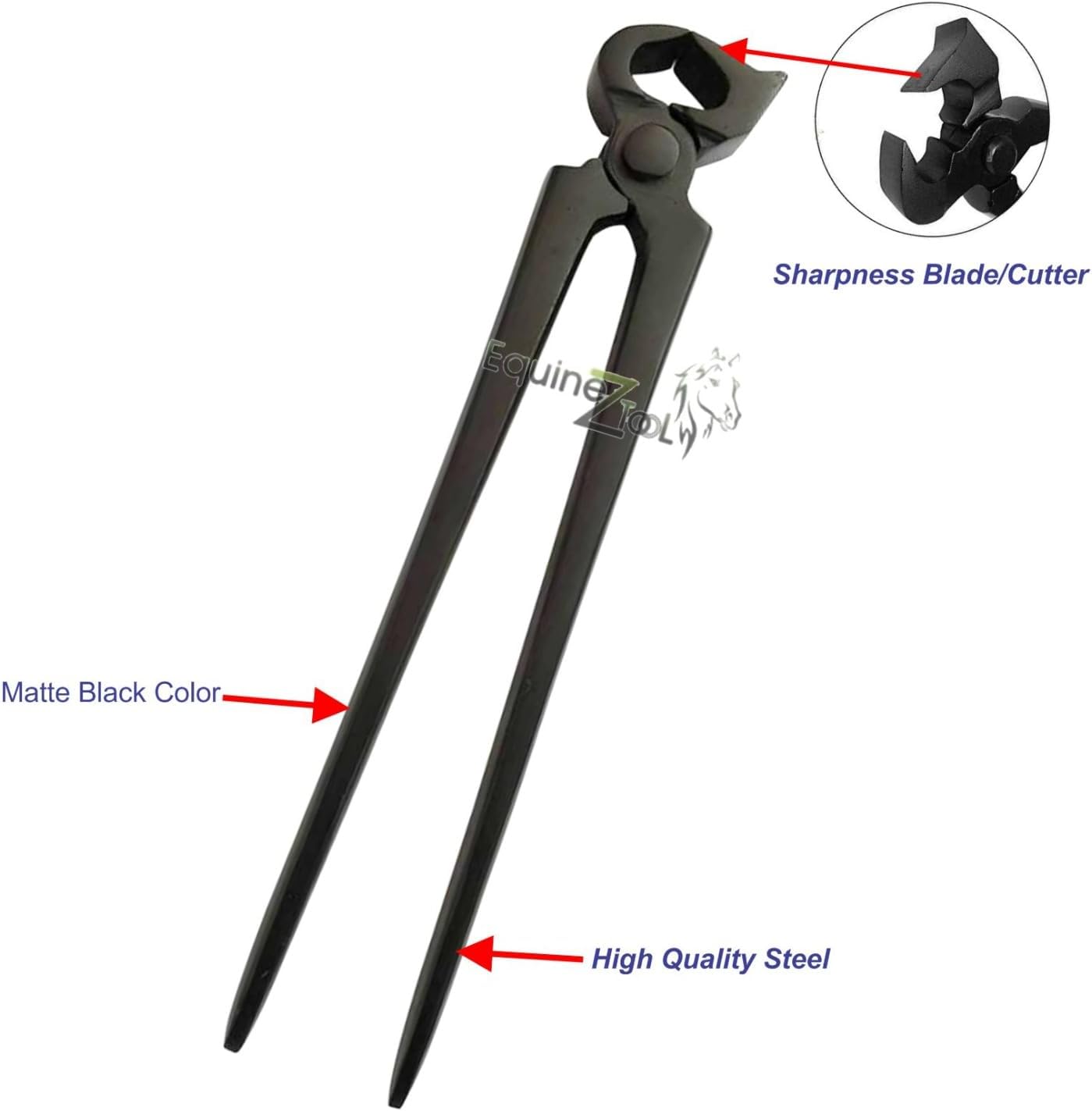 11.5” Professional Hoof Nipper Trimmer Cutter for Farriers – Premium Quality Stainless Steel Hoof Care Tools with Precision Cutting Edges, Durable Hoof Trimming & Shaping for Professional Use