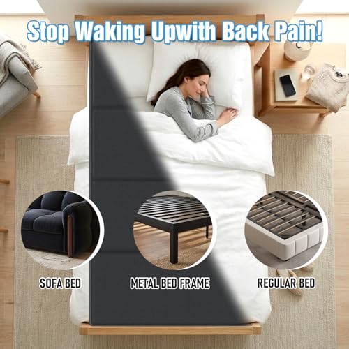 Wolive Bunkie Board Twin Size (38x75''), 10mm Bed Boards for Under Mattress, Breathable, Noise Minimizing, Moisture Resistant Bunkieboards, Heavy Duty Bed Support Board for Platform & Slatted Frames by Wolive - Used condition - Image 7