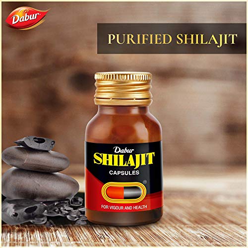 Dabur Shilajit Ayurvedic Capsules - 30 capsules | Pure Shilajit With Antifatigue , Anti Inflammatory Benefits | For Vigour & Strength | Immunity Booster | Ayurvedic Health Tonic - Image 3
