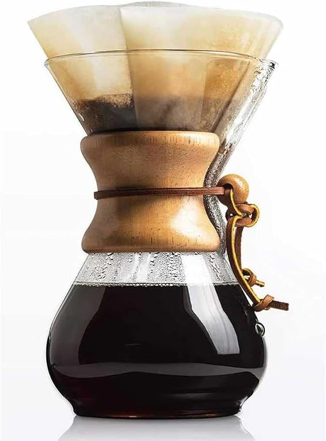 Orret Home 600 ml Termisil Borosilikat Cam Demleme Karafı – Kahve ve Bitki Çayı Demleme Sürahisi, Isıya Dayanıklı Cup Coffee Pot, Şeffaf Manuel Demleme Kabı-Demleme Sürahisi