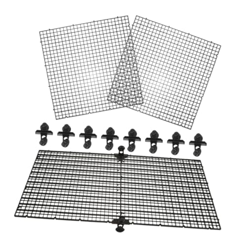 Happyyami 1セット水槽用 板 魚缸防逃板 仕切りボード 吸盤付き 魚の跳ね出し