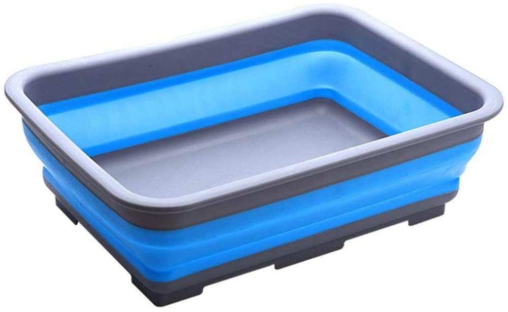 Zusammenklappbare Spülschüssel Zusammenklappbare Dishpan Faltbares Waschbecken - Tragbare Spülwanne - Platzsparende Küchenablage Effektiv