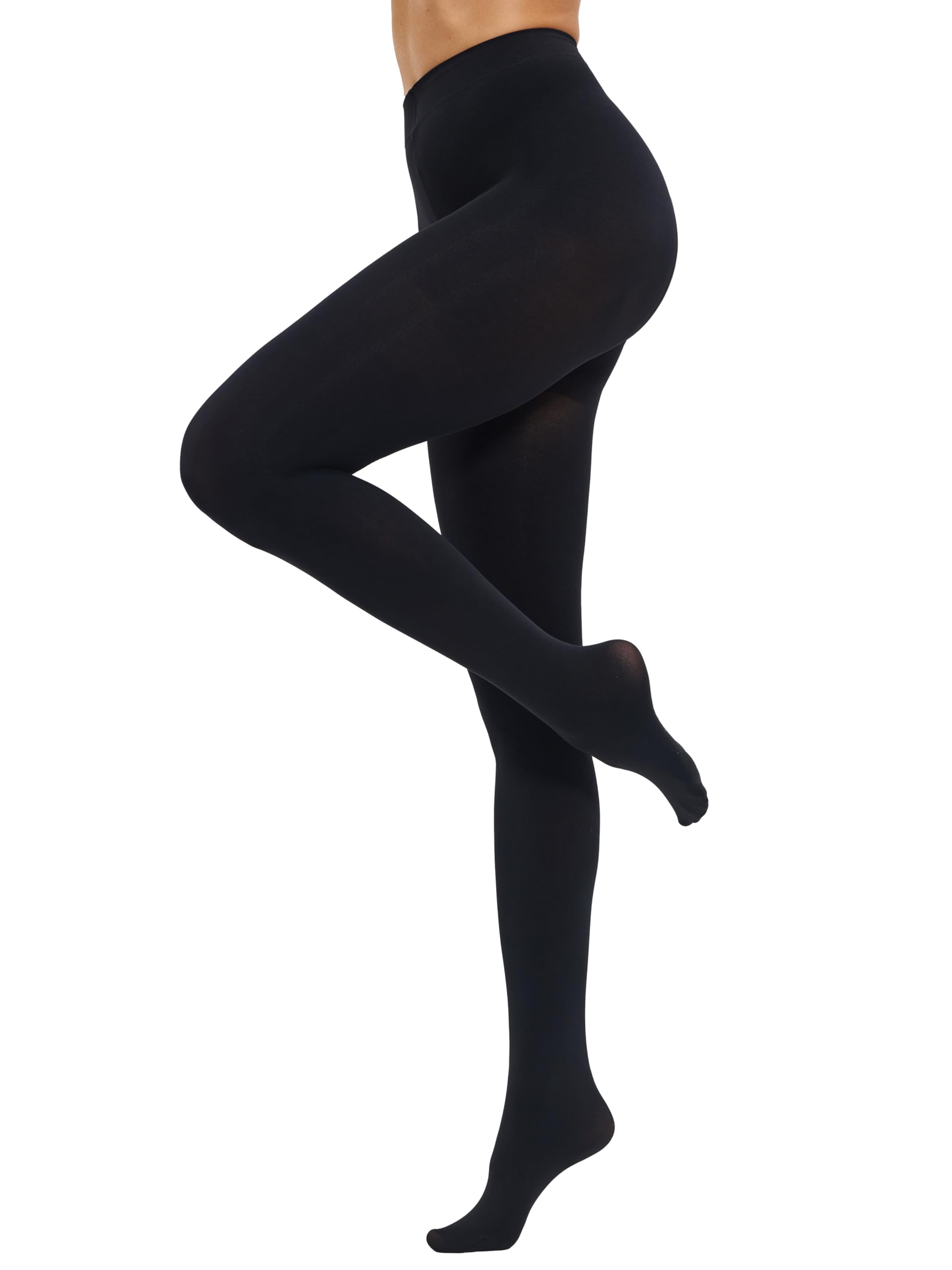 CozyWow Women's 80D Soft Opaque Tights, High Waist Solid Color Womens Tights with 30+ Colors