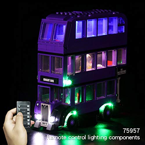 VPPI Led Beleuchtungsset mit Fernbedienung, LED Licht Beleuchtung Kompatibel mit Lego 75957 Harry Potter Der Fahrende… – Bild 3