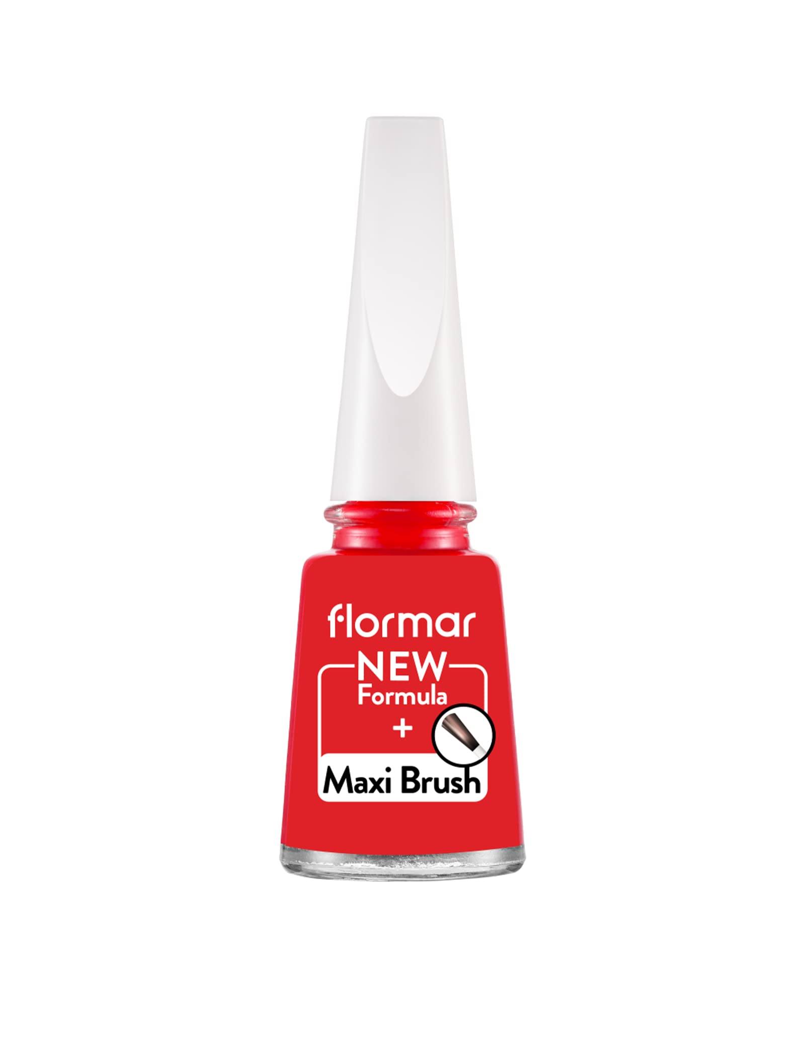 Flormar Nail Enamel Yüksek Pigmentli & Parlak Bitişli Oje Fne-377 Red Coral
