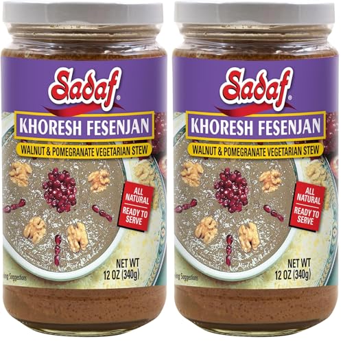 Sadaf Khoresh Fesenjan - Walnut & Pomegranate Stew - Ready to eat Vegetarian Stew - Traditional Persian Cuisine - 12 oz Jar (Pack of 2) image 3