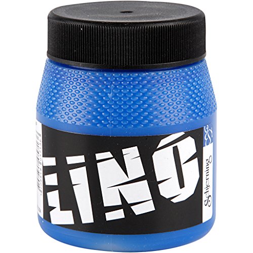 Inchiostro per stampa a blocchi, blu, 250ml