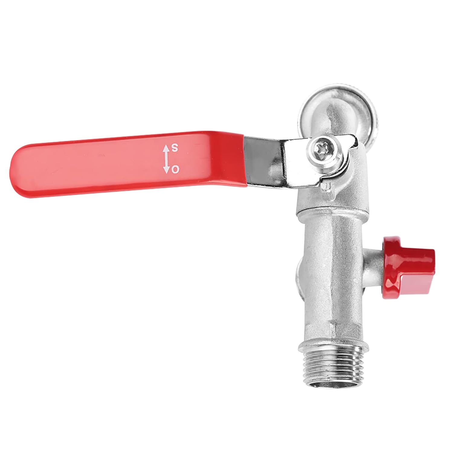 Double Valve Water Tap Double Valve Faucet Double Valve Tap, 1/2in Brass Faucet Double Valve Water Tap 1/2in Brass Water Tap Valves