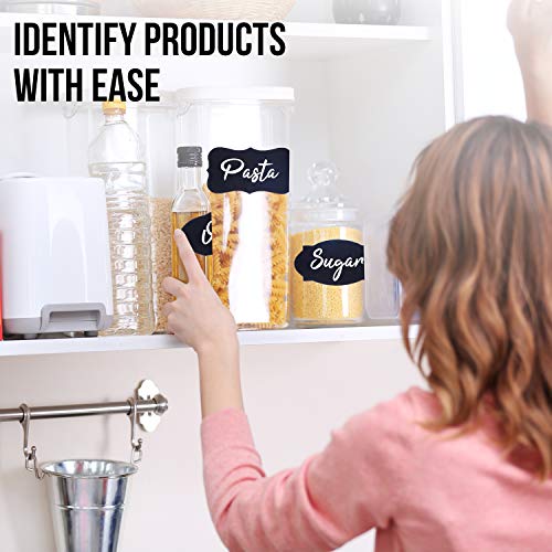 "Chalkboard Label Stickers with Chalk Markers" - Image 4