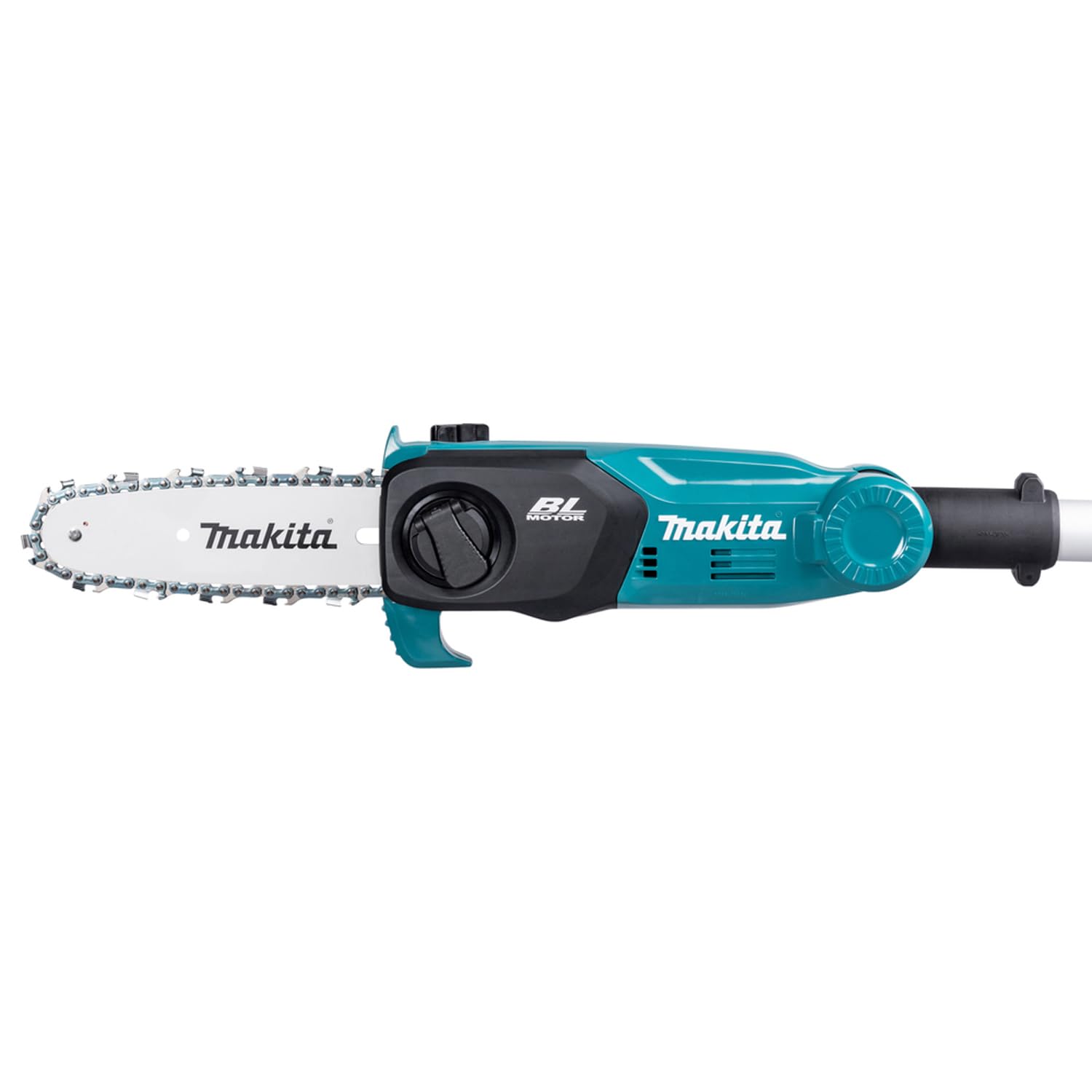 Makita DUA200RT 18V Li-Ion LXT Brushless 200 mm Sega ad asta completa di 1 x 5.0 Ah batteria e caricatore