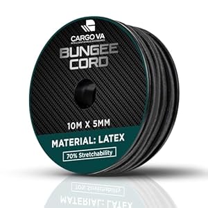 CargoVA Gummiseil 5mm x 10m Schwarz