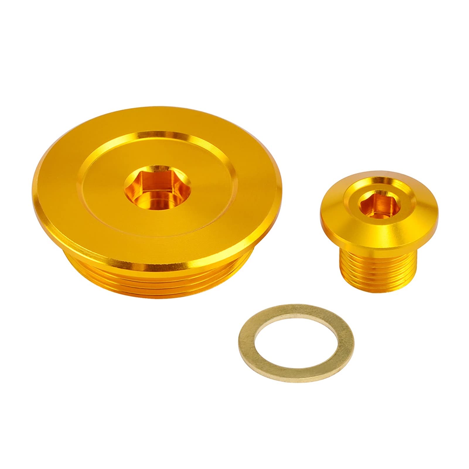 CNC Engine Timing Cap Screw Plugs Bolts For Suzuki DRZ400 E S SM 2000-2022 Gold - Foto 8