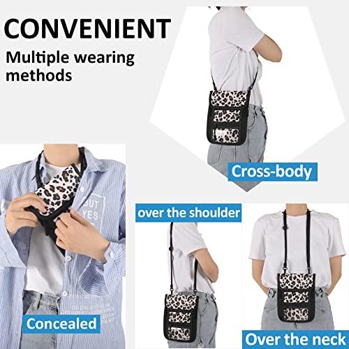 Travel Wallet Passport Holder With Rfid Blocking, Travel Neck Passport Wallet Pouch For Men And Women With 8 Pockets, And Adjustable Neck Strap To Keep Cash, Id Cards, Phone And Documents Safe #TOP4