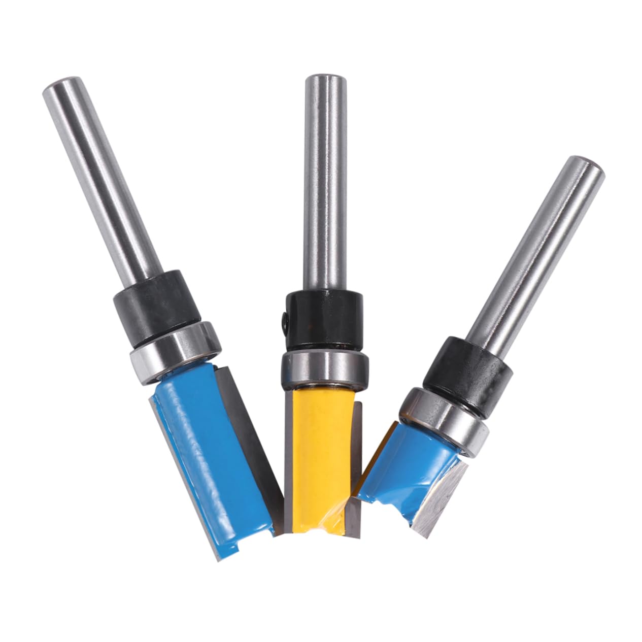 PRETYZOOM Fresas De Carpintería Router Cortadora De Madera Con Rodamiento Herramientas De Fresado Para Acabados Precisos Y Cortes Detallados 3 Piezas*3