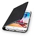 Produktbild WIIUKA Echt Ledertasche -TRAVEL- für Samsung Galaxy S7 mit Kartenfach, extra Dünn, Tasche Schwarz, Leder Hülle kompatibel mit Samsung Galaxy S7