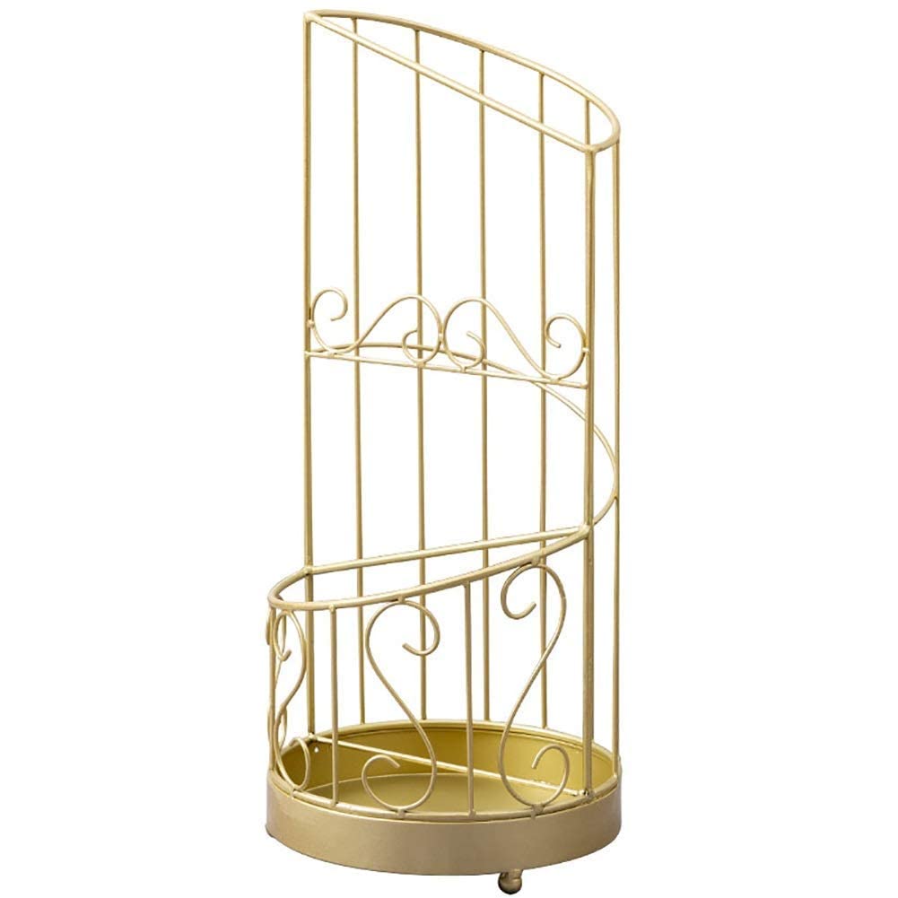 Porte-Parapluie en métal doré LUNEZY chic pour bureau