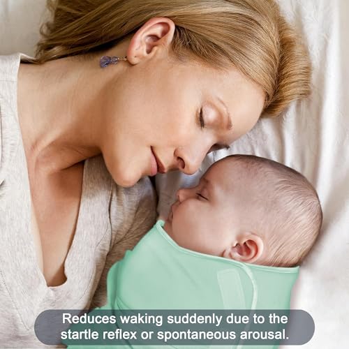 Image of Soft Stretchable Baby Blankets for Newborn Comfortable Cozy Ollie Adjustable Swaddle for New Born Baby Swaddle Wrap Cloth (Pack of 1) Green