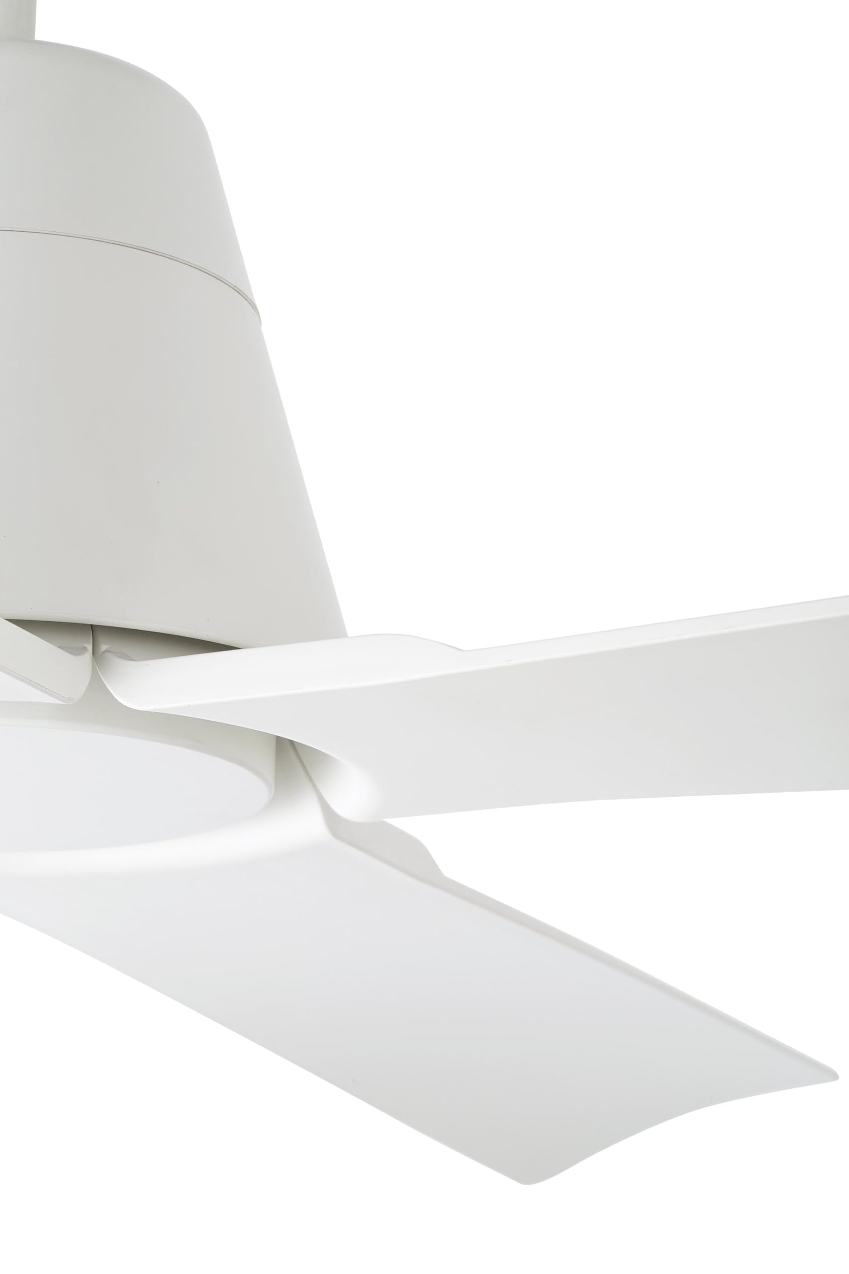 FARO BARCELONA 33480 - TYPHOON Ventilador de techo blanco con motor DC ø130 Blanco 4 Palas ip44