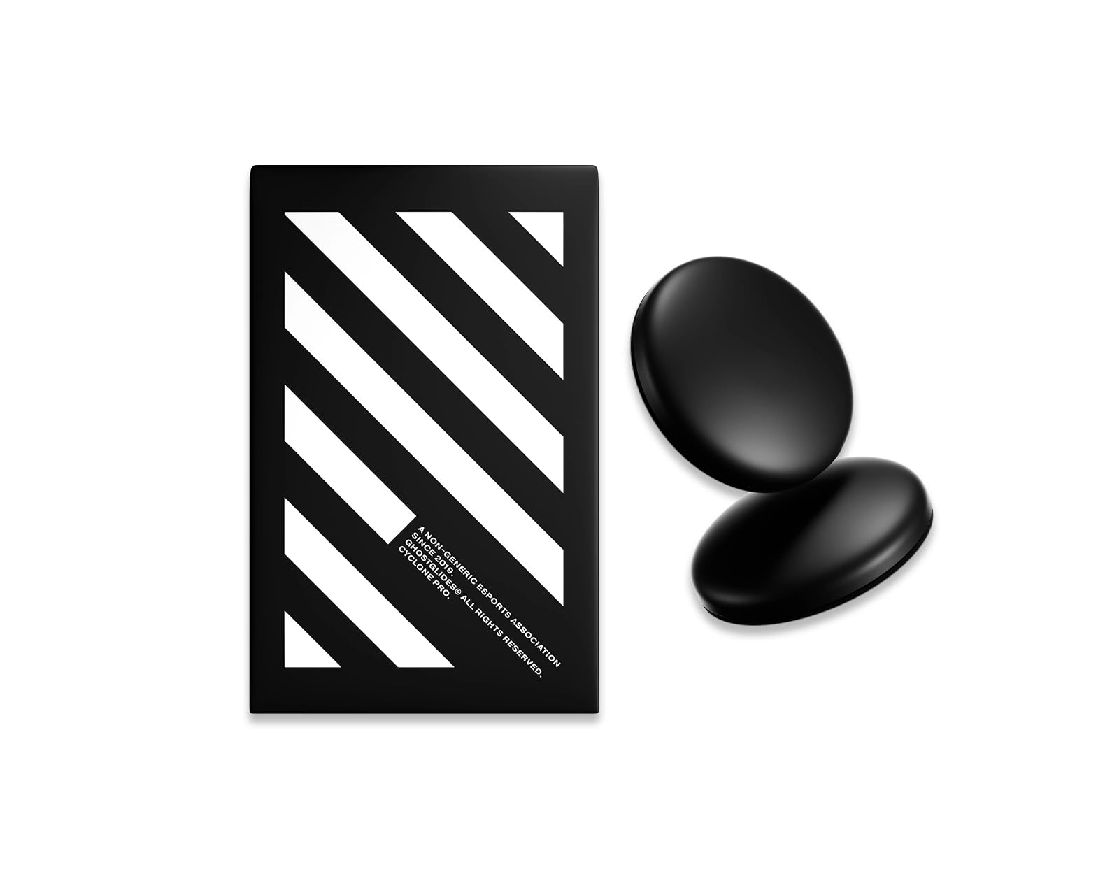 Cyclone Pro - Pattini per mouse in PTFE a forma di cupola, 40 pezzi, 0,85 mm di profondità, scorrevole, durevole ed equilibrato per la maggior parte dei mouse da gioco