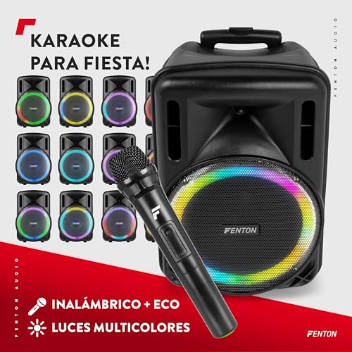 Miniatura 6 de Fenton Ft10led - Altavoz Activo Bluetooth Usb 10 450w Color Negro