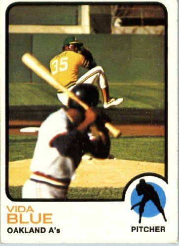 1973 Topps Baseball Card #430 Vida Blue