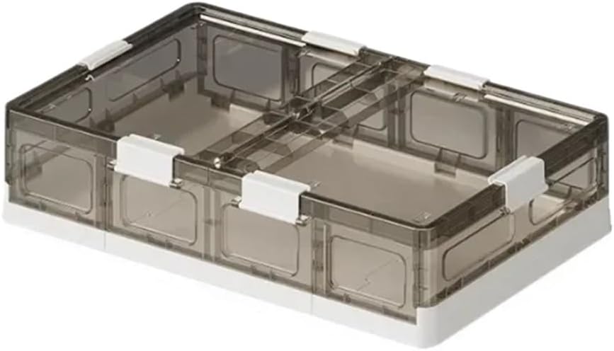 Under Bed Storage Containers Foldable Underbed Storage Case Folding Under Bed Box with Lids with Wheels(64x42x15.5CM)