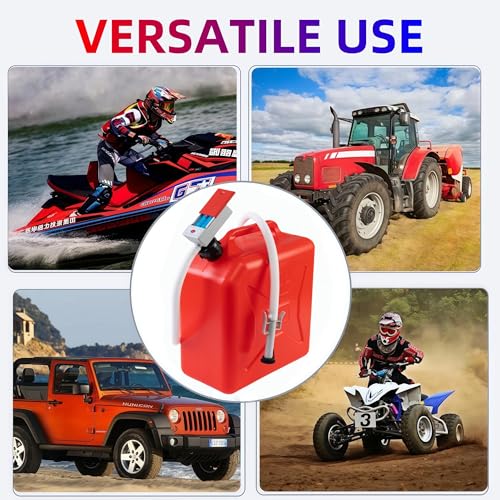 Fuel Transfer Pump with Auto Stop Sensor Overfill Protection,Gas Can Pump,3.2 GPM Portable Automatic Fuel Transfer Pump, Kit With 4 Tank Adapter, Portable Gas Pump for Oil,Fuel,Gasoline Transfer Pump
