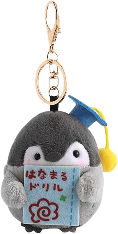 jiesinlov Kawaii Plush Penguin Pendant Cute Keychain,Purse Backpack Charms Accessories Key Chain for Women or Girls Bags