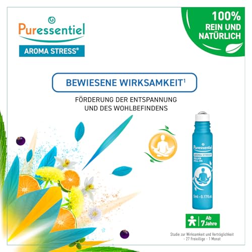 Puressentiel Roll-On für Entspannung mit 12 Ätherischen Ölen 5 ml – Ansicht 3