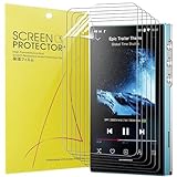 Blueshaweu Schutzfolie Kompatibel mit JadeAudio/FiiO JM21 Hi-Res Music Player, HD klar Flexible TPU Displayschutzfolie [6 Stück] Kompatibel für FiiO JM21 MP3 Player (Transparenz)