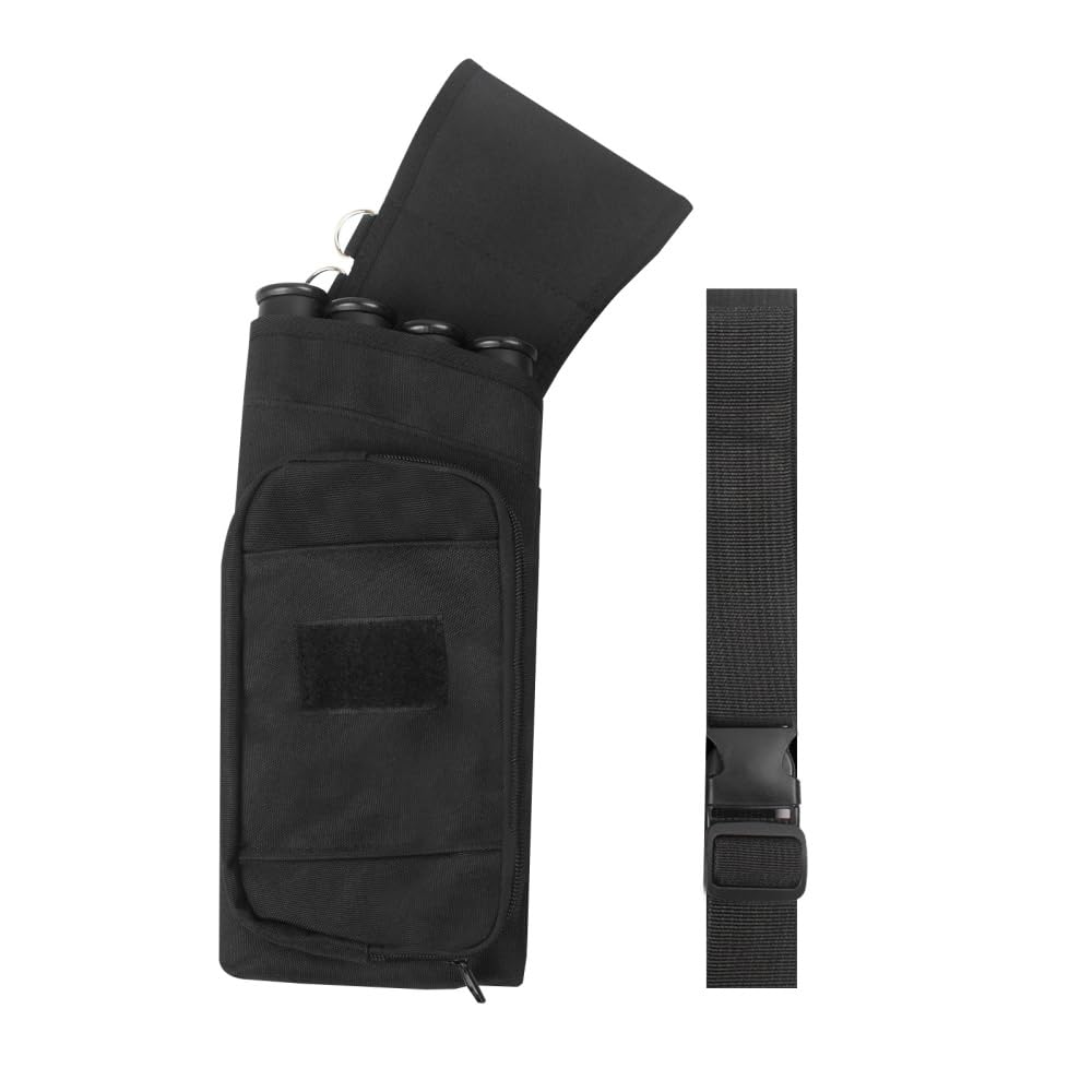 MiOYOOW Archery Quiver, Waterproof Hip Quivers Adjustable Arrow Case Carrier with 4 Tubes for 30-40 Arrows