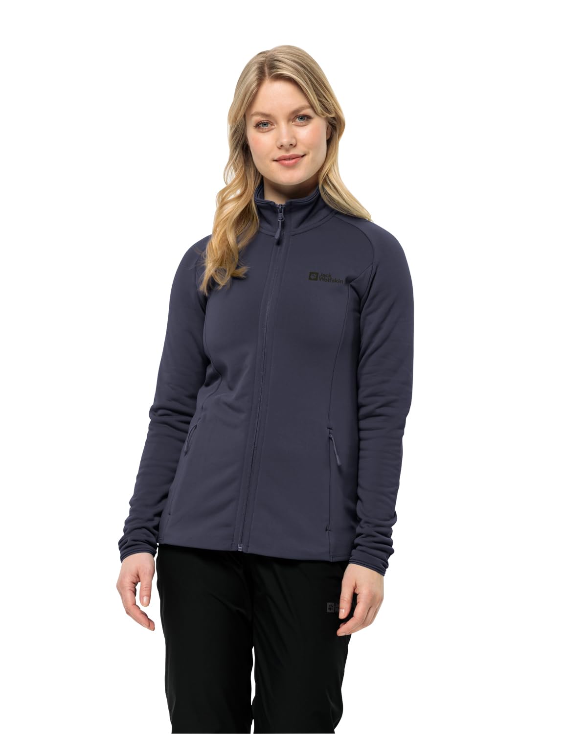 Jack Wolfskin BAISELBERG FZ W, Women’s Fleece Jacket, Graphite, XL -