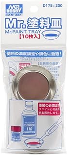 GSI Creos D175 Mr. Paint Plate, 10 Pieces, Hobby Paint Tool