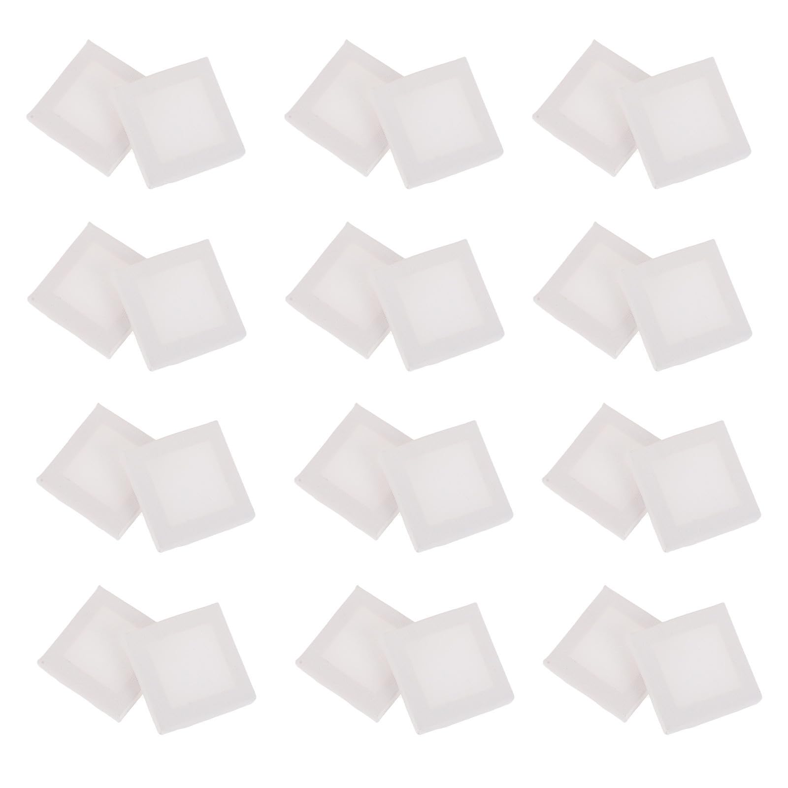 Lienzos para pintar miniaturas en pack de 24 para proyectos escolares y pintura en blanco