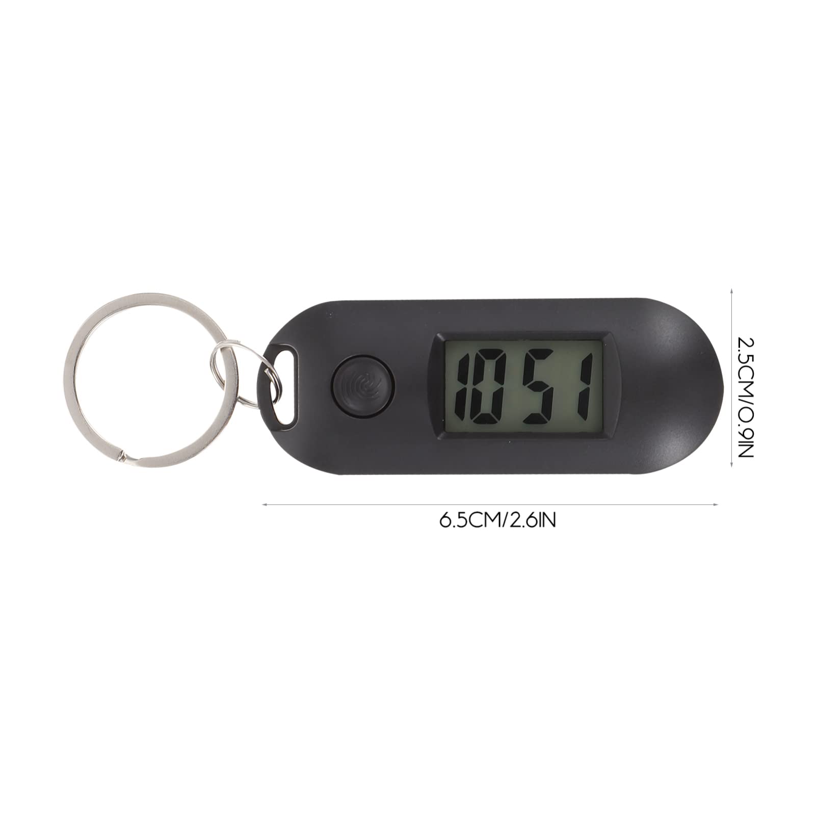 PartyKindom Reloj De Bolsillo Digital Llavero Reloj De Bolsillo Llavero De Luminoso Colgante Colgante para Niños Mochilas para Estudiantes