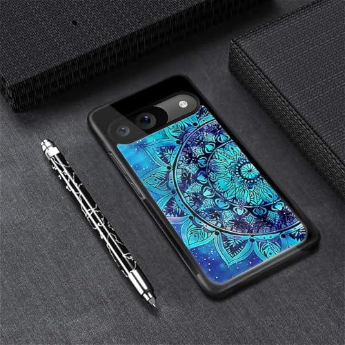 Coque Google Pixel 9 Mandala Bleu Bohème pour vos Sorties - 6