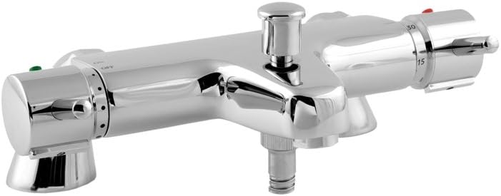 DevaTLV106 Thermostatic Bath Shower Mixer Tap, Chrome