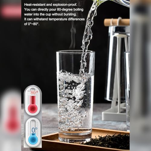 Gobelets en verre réutilisables de 290 ml pour vin et bière