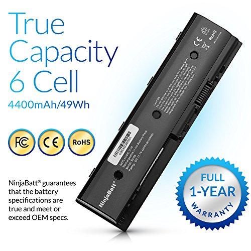 NinjaBatt Laptop Battery for HP MO06 699468-001 671731-001 672412-001 TPN-W106 HSTNN-LB3P HSTNN-LB3N HSTNN-YB3N HSTNN-UB3N TPN-W108 TPN-W109 671567-321 – High Performance [6 Cells/4400 mAh/49 Wh] - Thumbnail 7