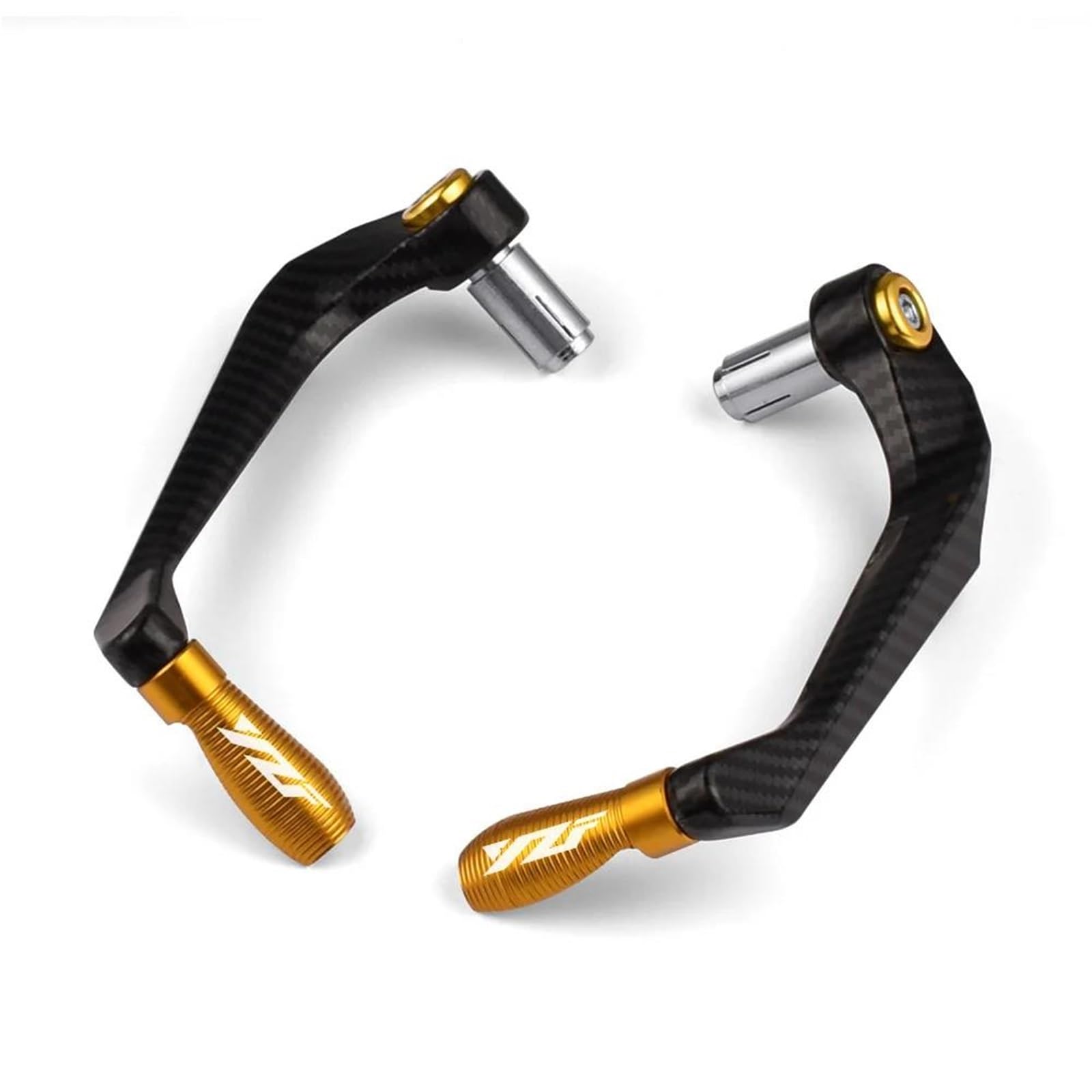 HIZORB Handguards for Y-AMAHA YZF R1 R3 R6 R25 R125 R1M YZFR1 YZFR6 YZFR3 Motorcycle Handlebar Protectors for Brake and Clutch Levers(Gold)