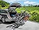 EUFAB 11514 Fahrradträger LUKE, E-Bike geeignet, Diebstahlschutz, für 4 Fahrräder, für Anhängerkupplung, Silber, Grau