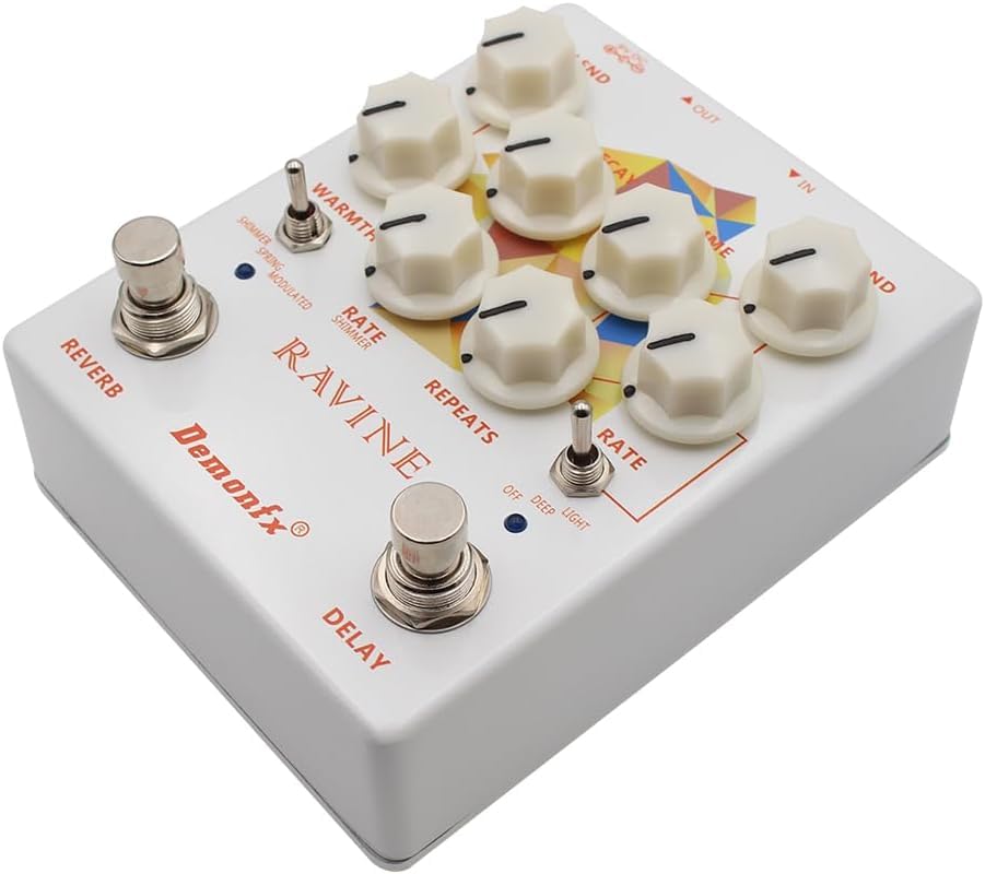 Amazon | Demonfx RAVINE Delay&Reverb/Delay Reverb ディレイ