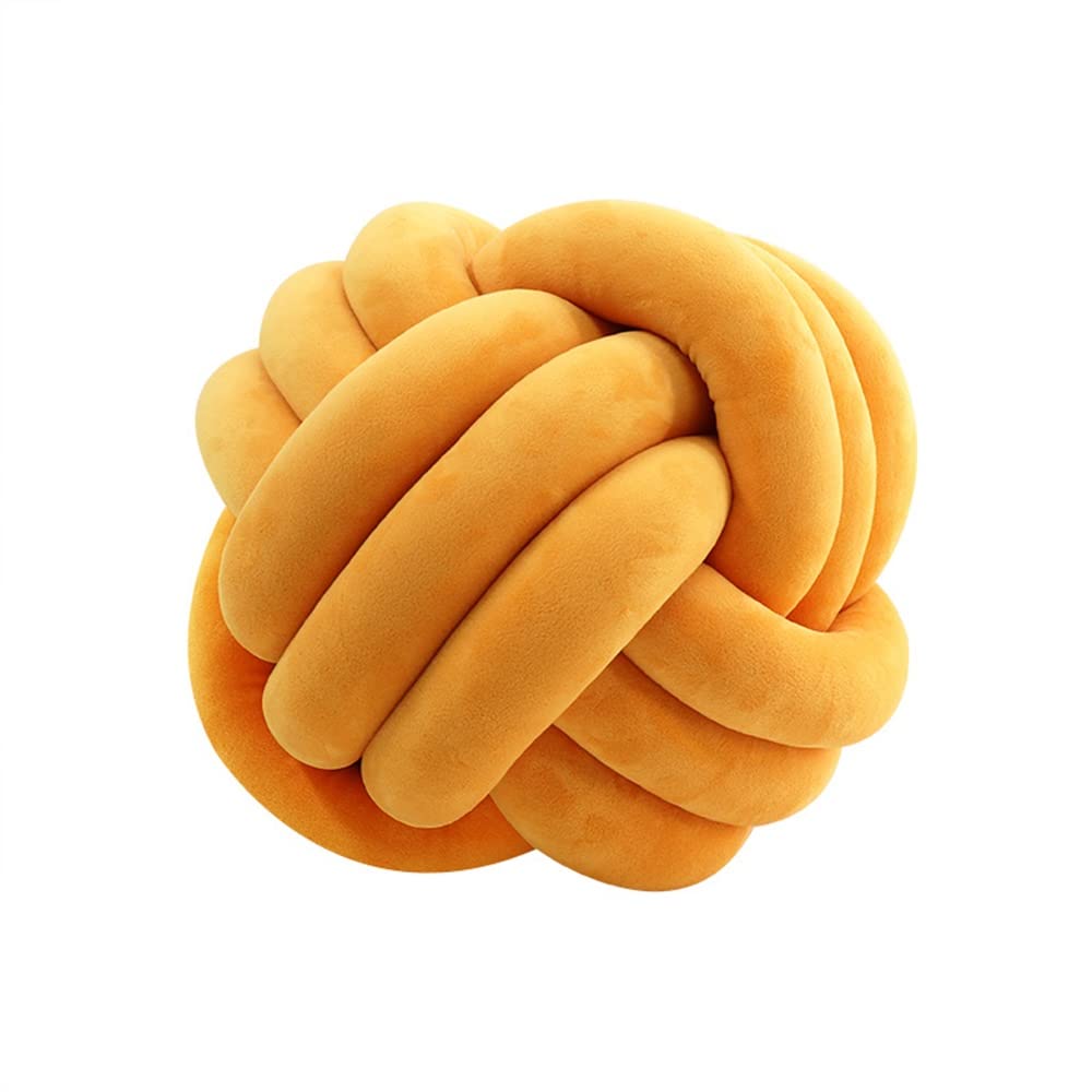 Oreiller noeud fait à la main en tissu premium pour canapé design et élégant