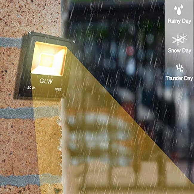 50W LED Landscape Lights Flood Lights Warm White Outdoor Spotlights