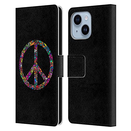 Étui cuir iPhone 14 Plus LebensArt Peace résout le manque de place