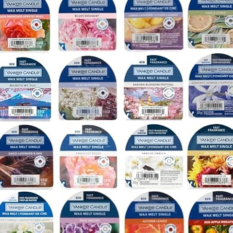 Yankee Candle Set of 6 Floral Wax Melts Cover