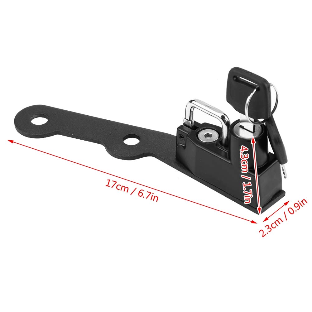 Motorcycle Alloy Helmet Lock Mount for MT-09 FZ-09 FJ-09 XSR900, Metal : Automotive