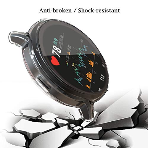 Suoman 3-Pack For Fossil Gen 5 Julianna Watch Case, All-Around Protective Tpu Bumper Cover Screen Protector Case For Fossil Gen 5 Julianna Smartwatch (Not Fit For Other Fossil Watch Models) #TOP4