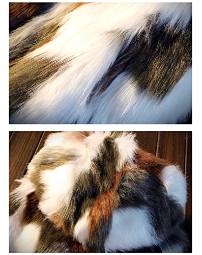 Winter Men`s Faux Fur Coat Vest Gilet Sleeveless Jacket4