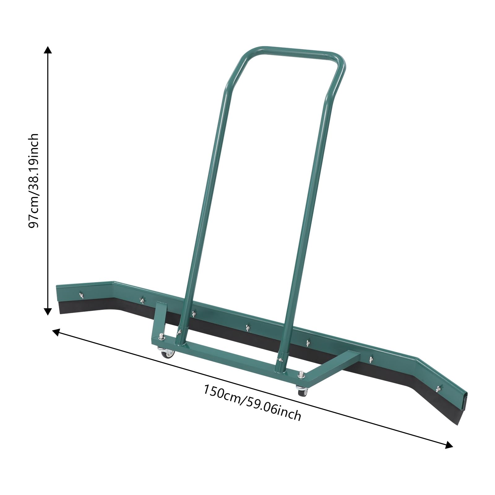 Palomas de alto rendimiento para pistas de tenis, 150 cm, rasqueta para campos deportivos, barredora de agua para parques de pelotas